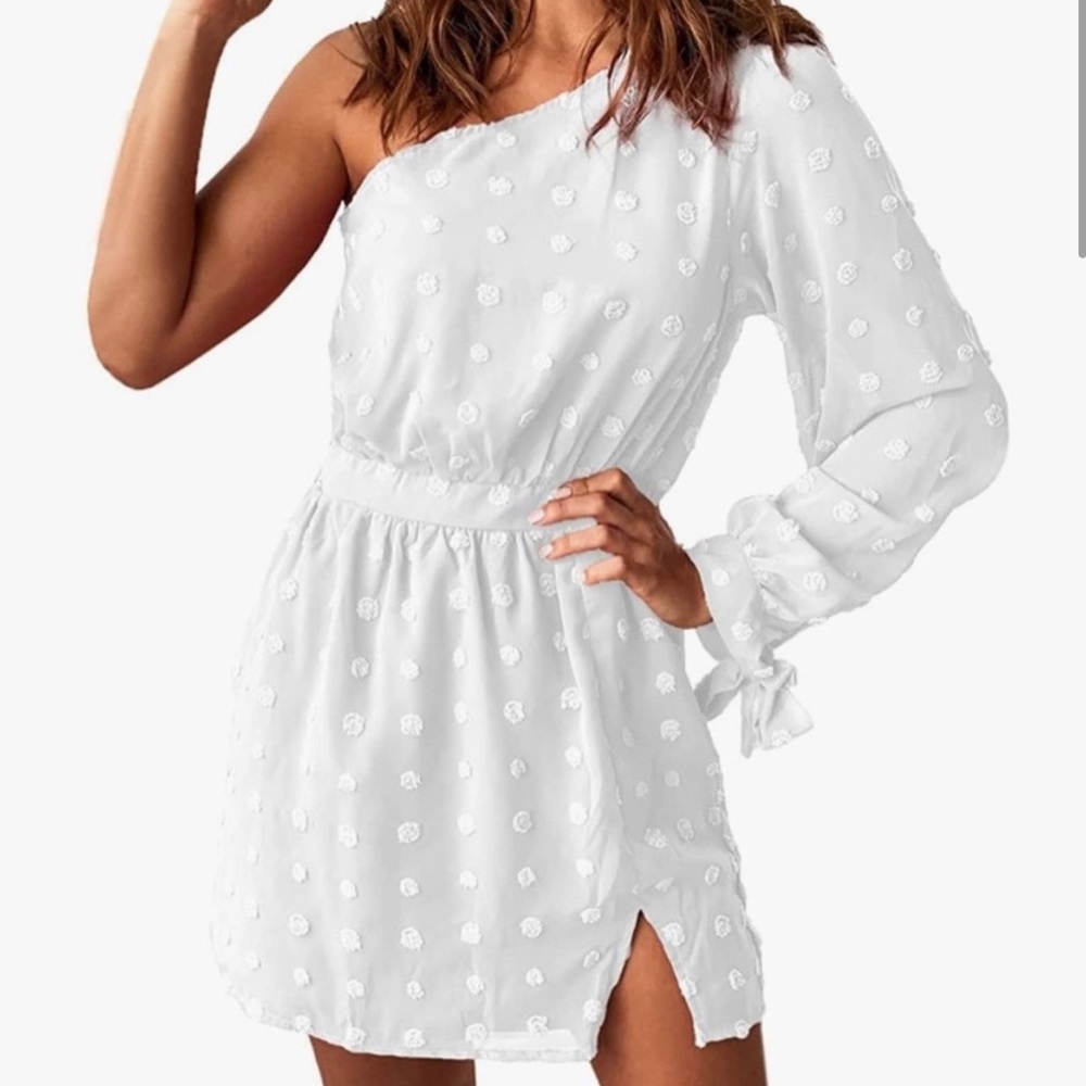 Pink Lily One shoulder dress